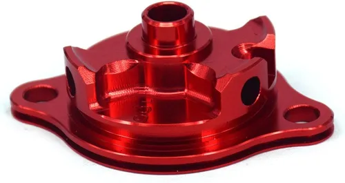 Miniatura 8 de JFG RACING Tapa de Filtro de Aceite de Billete para Moto CRF250R 2004-2009, CRF250X 2004-2017 Dirt Bike, ROJO