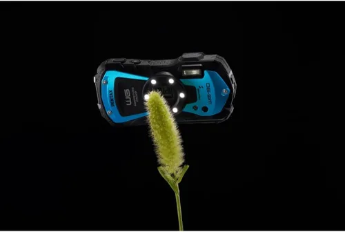 Miniatura 4 de PENTAX WG-90 Cámara impermeable azul, a prueba de golpes, a prueba de polvo, a prueba de congelación, anillo de luz integrada de 6 LED