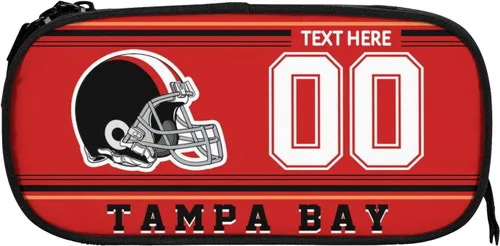 Miniatura 18 de Estuche para lápices Dallas, caja de lápices con nombre y número personalizados, estuche personalizado de estilo de fútbol, estuche de bolígrafo