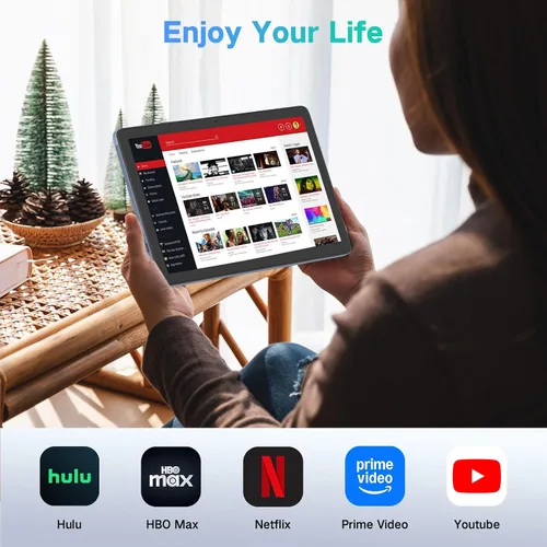 Miniatura 7 de Tablet Android 15 de 10.1 pulgadas con Gemini AI, Octa-Core 12 GB de RAM 128 GB ROM (expansión de 2 TB), tabletas de pantalla táctil HD grande