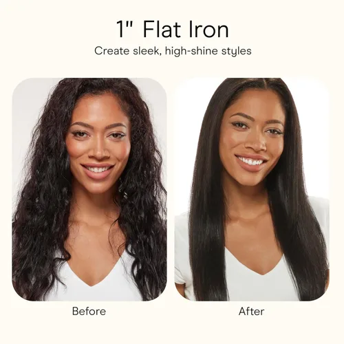 Miniatura 9 de INFINITI PRO Conair SmoothWrap - Plancha plana de doble ion de 1 pulgada, plancha plana de 1 pulgada que produce más volumen y menos encrespamiento