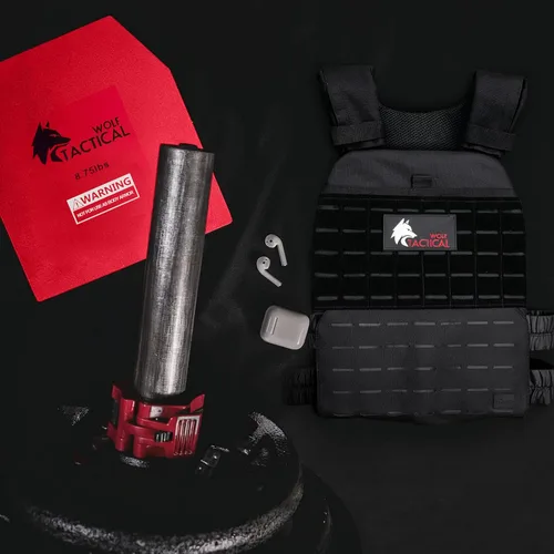 Miniatura 6 de WOLF TACTICAL - Placas de peso para chaleco, pares de 5.75, 8.75, 14.5, 19.75 libras, para WODs, entrenamiento de fuerza, correr, entrenamientos