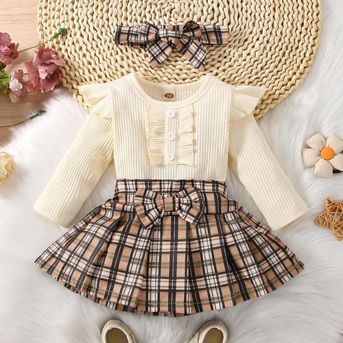 Miniatura 7 de TBUIALL Baby First Halloween Ropa De Bebe Para Fotos Niñas Traje hawaiano Bulldog Francés Ropa Bebé Niña Pijama