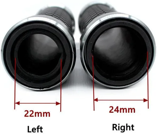 Miniatura 3 de Motorcycle 7/8" 22mm Aluminum Anti-Slip Handle Bar Handlebar Hand Grips for Yamaha FZ8 2010-2016 2011 2012 2013 2014 2015 FZ 8