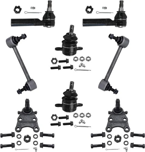 Miniatura 79 de Detroit Axle – Kit de suspensión delantera para Hyundai 2013-2018 Santa Fe 2 enlaces de barra de estabilizador 4 varillas de amarre interiores