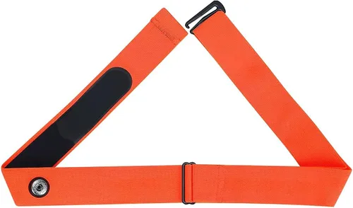 Miniatura 4 de Correa de pecho de repuesto para monitor de frecuencia cardíaca compatible con Polar H10 H9 H7 H1 Wahoo Tickr Garmin cinturón de pecho Naranja