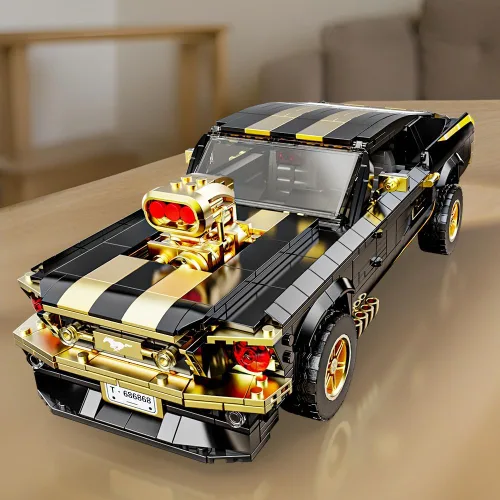 Miniatura 2 de 1:10 MOC Sports GTRS - Bloques de construcción de automóviles, juguetes para niños o adultos, juego de construcción modelo de coche de carreras