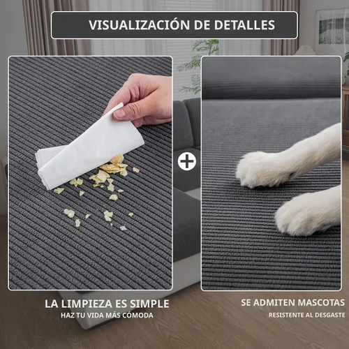 Miniatura 4 de QIANMEW - Fundas para cojín de sofá, fundas de sofá suaves y mágicas lavables con resistencia al estiramiento para asientos seccionales