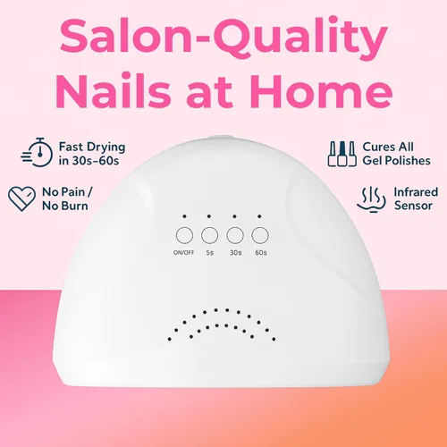 Miniatura 2 de VISOFO Lámpara de uñas UV Led Light Gel Polaco Secador Escritorio Sun Curado rápido Belleza Tecnología Profesional Cura Herramientas de Arte