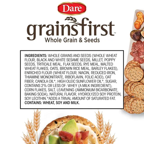 Miniatura 6 de Dare Grainsfirst Crackers, paquetes de 7.3 onzas (paquete de 12)