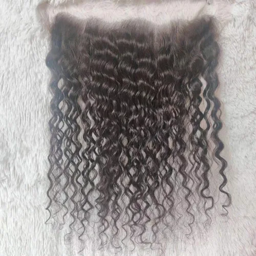 Miniatura 42 de Deep Curly Hair Bundle Brazillian Virgin Hair Weft Supplier 1pcs 12 Inch 1B Black 100g Soft Remy Hair Bundles