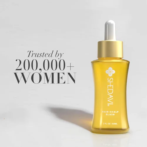 Miniatura 4 de Shedavi Sérum icónico vegano para el cabello con botánicos - Tratamiento de crecimiento para mujeres y hombres, cabello seco y dañado y cuero