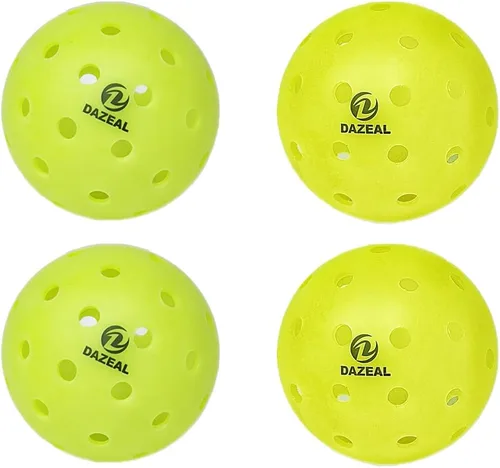 Bolas de pickleball USAPA de 40 agujeros: bolas duraderas para exteriores para clubes y principiantes, agujeros perforados de precisión y diseño sin