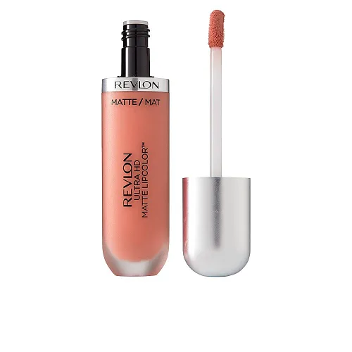 Miniatura 7 de Revlon Ultra HD Matte Lipcolor, lápiz labial líquido mate ligero aterciopelado en rosa, Devotion (600), 0.2 onzas
