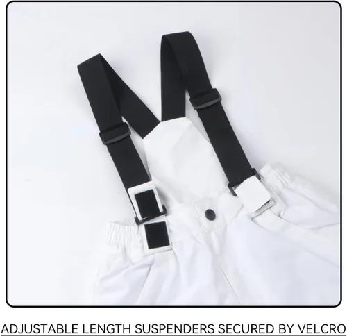 Miniatura 5 de AIMISYOU Conjunto de chaqueta y pantalones de esquí para niños, abrigos de lluvia para snowboard de invierno, trajes de nieve para niñas y niños