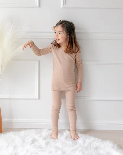 Miniatura 4 de AVAUMA - Pijama para niños y niñas de algodón básico para uso diario