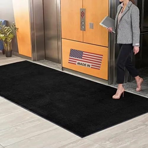 Miniatura 12 de Consolidated Plastics Ultimate Mat - Fabricado en Estados Unidos, tapetes de entrada de negocios de grado comercial para zonas de alto tráfico, Gris