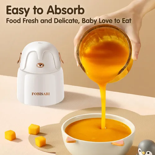Miniatura 3 de Fabricante de Alimentos para Bebés - Procesador y Mezclador para Comidas Frescas, Frutas, Verduras, Carne y Puré (Blanco)