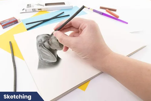 Miniatura 6 de Pacific Arc Artist Vine Charcoal - 4 palitos de carbón suave, negro para dibujar, dibujar y dibujar