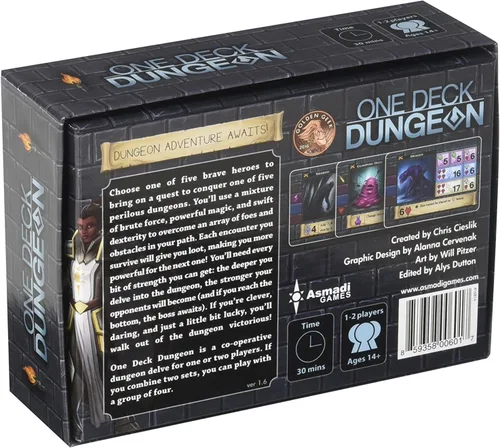 Miniatura 3 de Asmadi Games One Deck Dungeon, Para 168 meses a 9600 meses