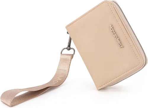 Miniatura 7 de Cartera de pulsera pequeña Montana West para mujer con forro de bloqueo RFID, ligera y fácil de llevar, Un negro, Pequeña