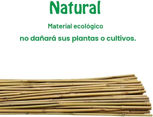 Miniatura 2 de Mininfa - Enrejado de bambú natural de 24 pulgadas de alto, escalera de jardín, planta para plantas trepadoras, verduras, macetas, paquete de 3