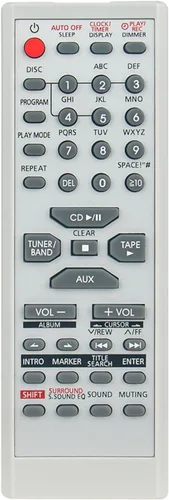 Miniatura 3 de EUR7711150 - Mando a distancia de repuesto -ALLIMITY- apto para sistema de audio Panasonic EUR7711150 Control remoto SA-PM19 SA-PM28 SC-PM193