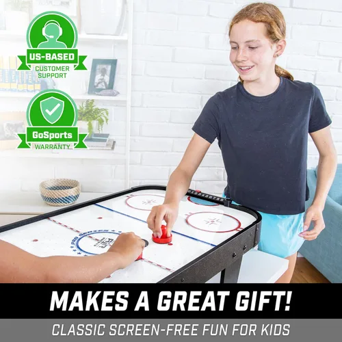 Miniatura 6 de GoSports Juego de hockey de aire de mesa de 40 pulgadas para niños - negro