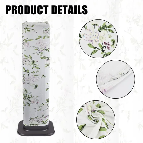 Miniatura 3 de NICENEEDED 2 fundas protectoras de poliéster para ventilador de torre a prueba de polvo, fundas protectoras para ventilador de torre lavables