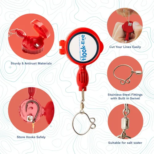 Miniatura 2 de HOOK-EZE Fly Fishing Accessories - Fishing Knot Tying Tool for Tying Fishing Line to Hooks - Fishing Gear and Equipment, Gadget to Tie Knots Quick