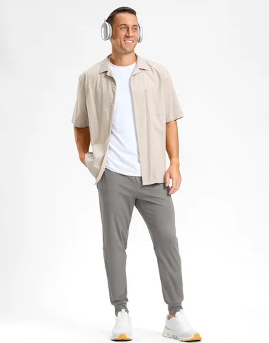 Miniatura 3 de G Gradual Pantalones de golf para hombre con bolsillos con cierre y pantalones elásticos de chándal ajustados pantalones de chándal para hombre