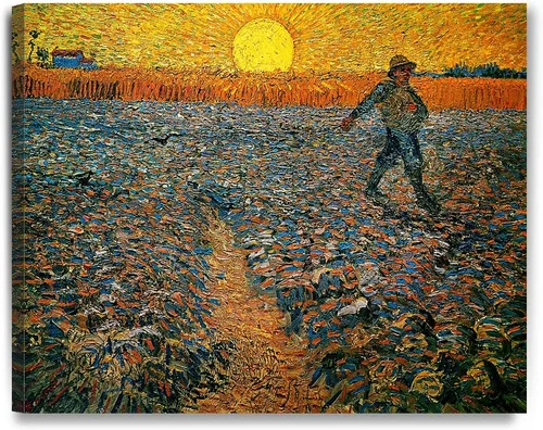 Miniatura 66 de DECORARTS - Serie de pinturas enmarcadas de Vincent Van Gogh (favoritos) – impresión giclée de arte en lienzo.
