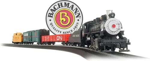 Miniatura 2 de Bachmann Trains - Juego de tren eléctrico Pacific Flyer listo para usar - escala HO