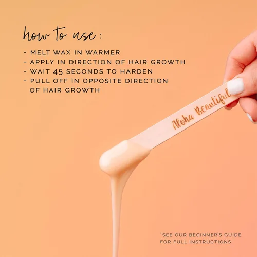 Miniatura 4 de KoluaWax Cuentas de cera dura para depilación – Fórmula de cabello grueso – cara, brasileño, axilas, pecho trasero, depilación de bikini – Colada