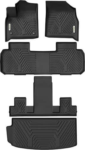 Miniatura 8 de YITAMOTOR Alfombrillas de suelo aptas para Chevrolet Tahoe y GMC Yukon 2015-2020, revestimientos de suelo de TPE para todo tipo de clima, accesorios