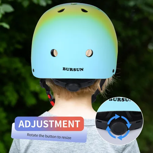 Miniatura 3 de Kids Helmet Toddler Bike Helmets for Ages 2-3-5-8-14 Years Kids Girls Boys Youth, Adjustable Multi-Sport Helmet for Skateboard Cycling Scooter Azul