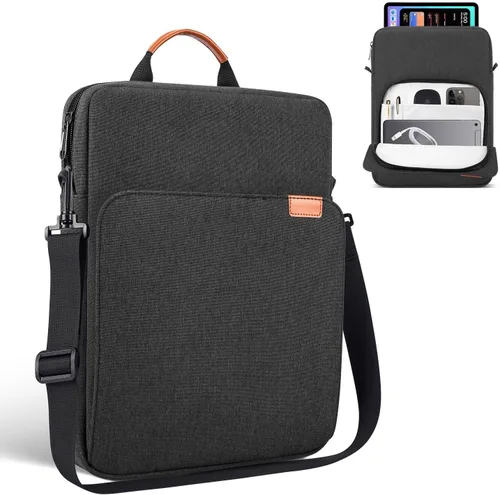 Miniatura 10 de Funda de transporte para iPad de 13 pulgadas para iPad Pro M5 y Air M2/M3 2025, iPad Pro 12.9, Surface Laptop 7th de 13.8", funda acolchada de viaje
