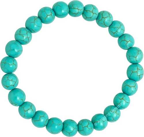 Miniatura 858 de Amazing Gemstone Pulsera de cristal para mujeres y hombres, pulsera de cristal curativo de protección, pulsera elástica con cuentas de piedras