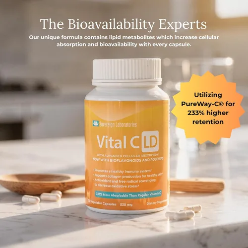 Miniatura 5 de Vital C-LD - Vitamina C liposomal mejorada - Cápsulas de 530 mg - 120