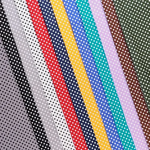 Miniatura 3 de Mook Fabrics - Colección de lunares de franela tela blanca/negra [43 pulgadas de ancho] - Doble cepillado, material 100% algodón para acolchado