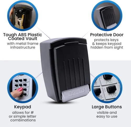 Miniatura 3 de Caja de seguridad con botones KeyGuard, SL-590