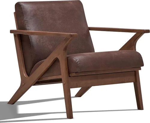 Miniatura 8 de Zola Mid Century Modern Accent Chair Arm Chair: la lectura perfecta, sala de estar y sillas de dormitorio para uso moderno de muebles domésticos