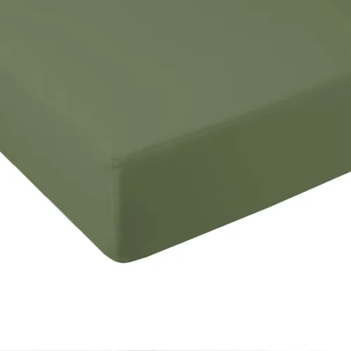 Miniatura 7 de Sábana bajera de 600 hilos, viscosa de bambú tamaño individual extra larga XL, color verde azulado