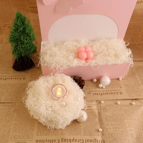 Miniatura 4 de El musgo verde artificial se utiliza para pavimento en maceta, relleno de jarrones, decoración de mesa de boda, pecera de cristal, paisaje