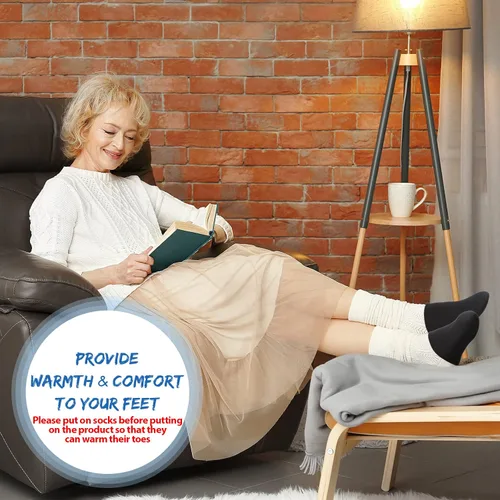 Miniatura 3 de Zhanmai 2 pares de 0.118 in de neopreno para dedos de los pies, calentadores negros, botines térmicos para los pies, calcetines de baño de hielo