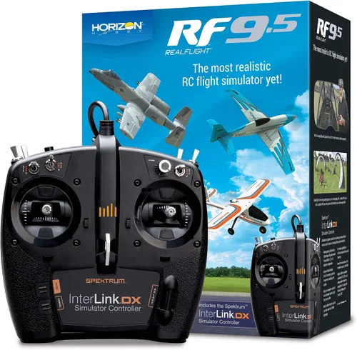 Miniatura 8 de Software de simulador de vuelo RC REALFLIGHT Evolution con controlador Interlink DX incluido, simuladores RFL2000 compatibles con cascos VR