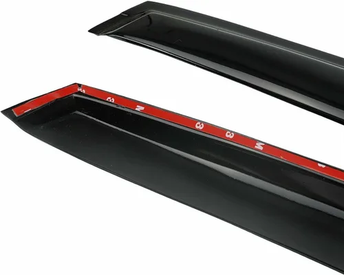 Miniatura 3 de DYRDINSHOW 4 unidades de deflectores de ventana adhesivos para sol y lluvia para Dodge Ram 1500 2002-2008, Ram 2500 y 3500 2003-2009 con cabina