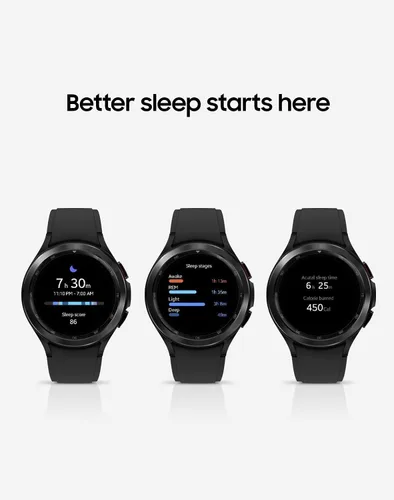 Miniatura 8 de SAMSUNG Galaxy Watch 4 - Reloj inteligente de 1.81 pulgadas (1.811 in) con correa de bonificación (blanco), monitor de ECG para salud, fitness