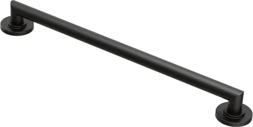 Moen YG0824BL Arris barra de agarre de 24 pulgadas con diseño moderno, color negro mate Mate negro