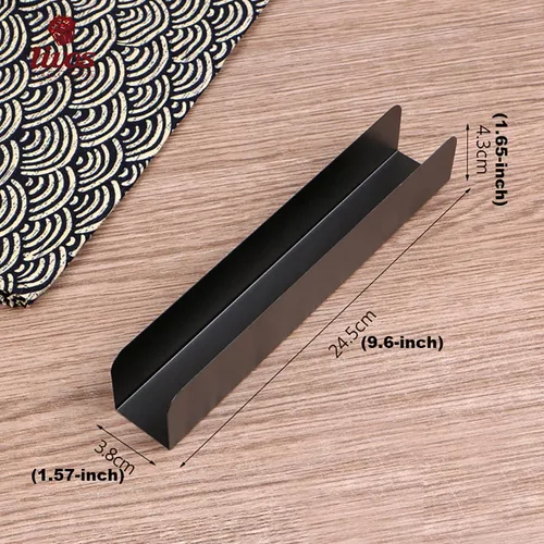 Miniatura 3 de Molde antiadherente en forma de U, molde de pan para baguette, molde para tostadas de baguette, molde rectangular de acero al carbono, moldes